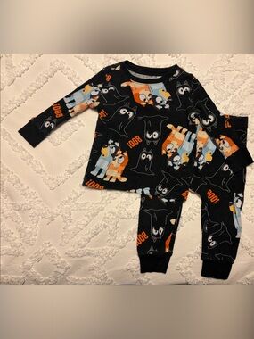 Kids Bluey Halloween Two-Piece Pajamas